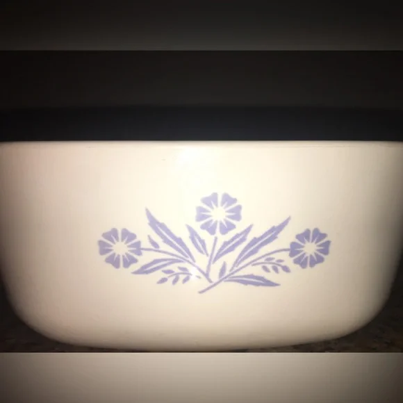 Vintage RARE Corning Pyroceram Cornflower Dish 1.5qt - Picture 3 of 8